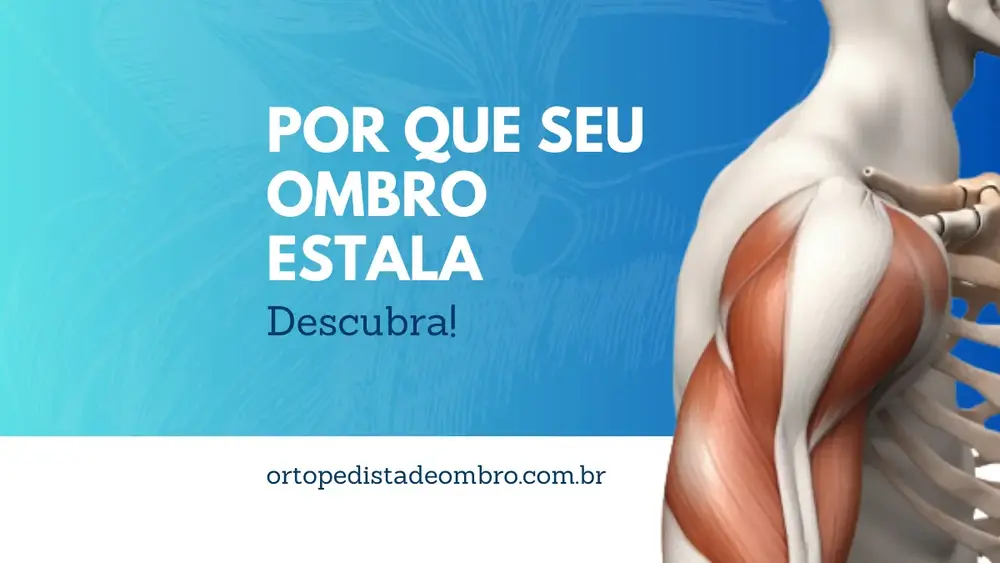 Por que o ombro estala Descubra quais as possÃveis causas